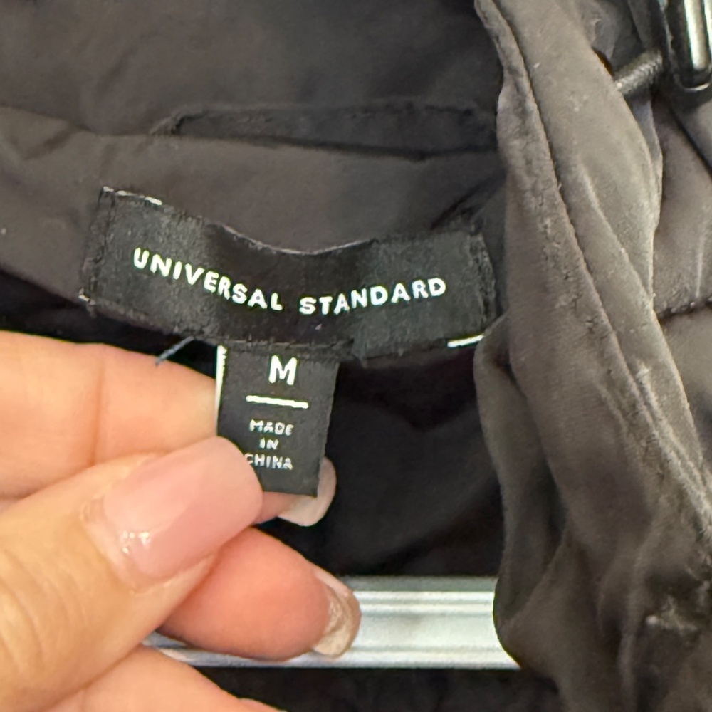 Universal Standard Everest Long Puffer Coat Black - Picture 10 of 12